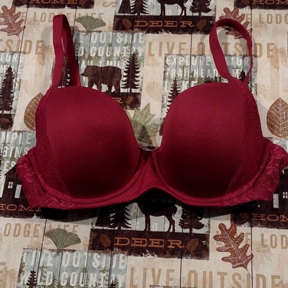 Secret Treasures Lace Detailed Underwire Bra